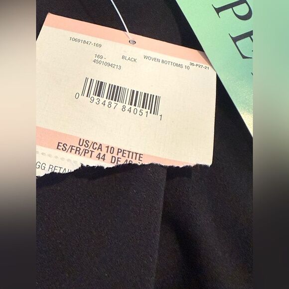 Anne Klein Bootleg Dress Pants Women's Size 10P Black NWT - Picture 6 of 11